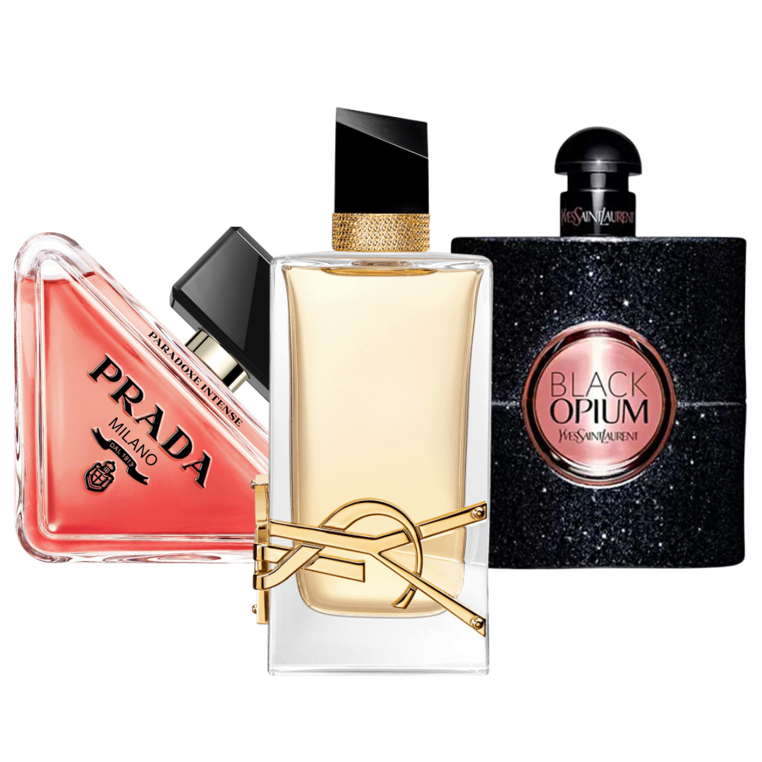 Packung mit 3 Düften: Prada Paradoxe, Black Opium Yves Saint Laurent, Libre (Eau de Parfum)