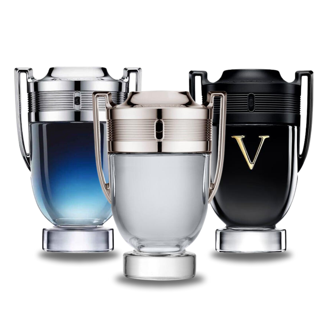 Packung mit 3 Düften: Paco Rabanne INVICTUS LEGEND, Paco Rabanne INVICTUS, Paco Rabanne INVICTUS VICTORY (Eau de Parfum)