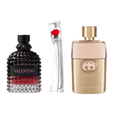 3er-Pack Parfums: Gucci Guilty, Valentino Intense, Flower By Kenzo (Eau de Parfum)